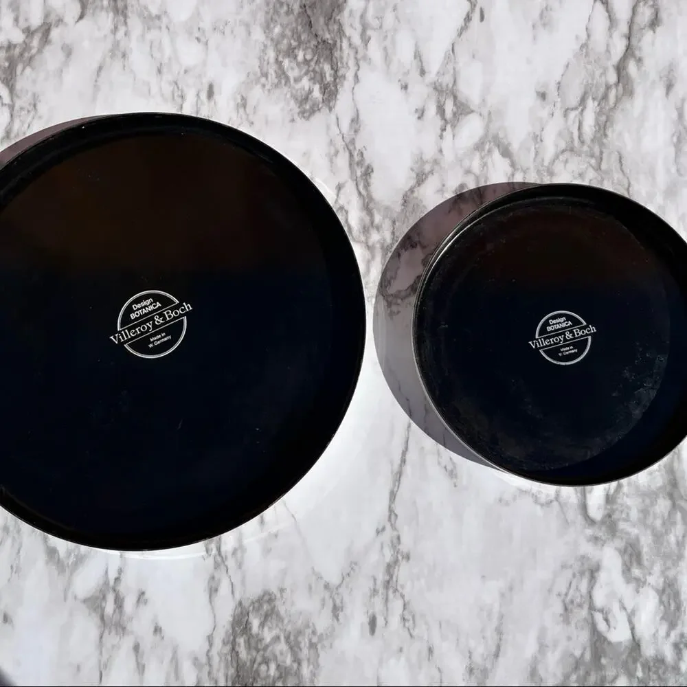 Vintage 2pc White Circle Steel Stovetop Covers